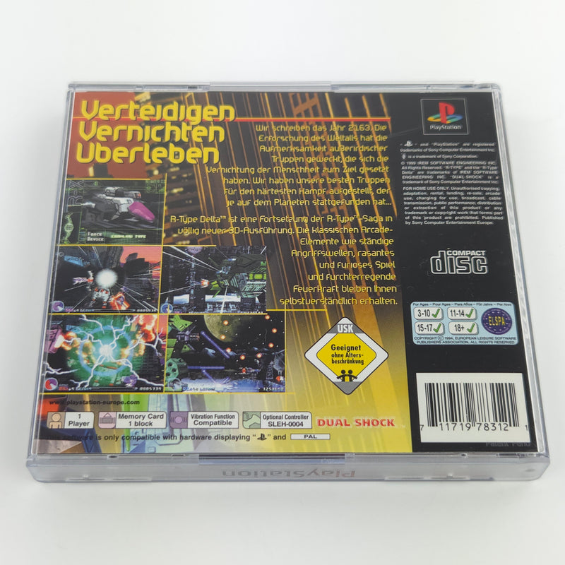 Sony Playstation 1 Spiel : R Type Delta - PS1 PSone PAL Game / CD Disk Anl OVP