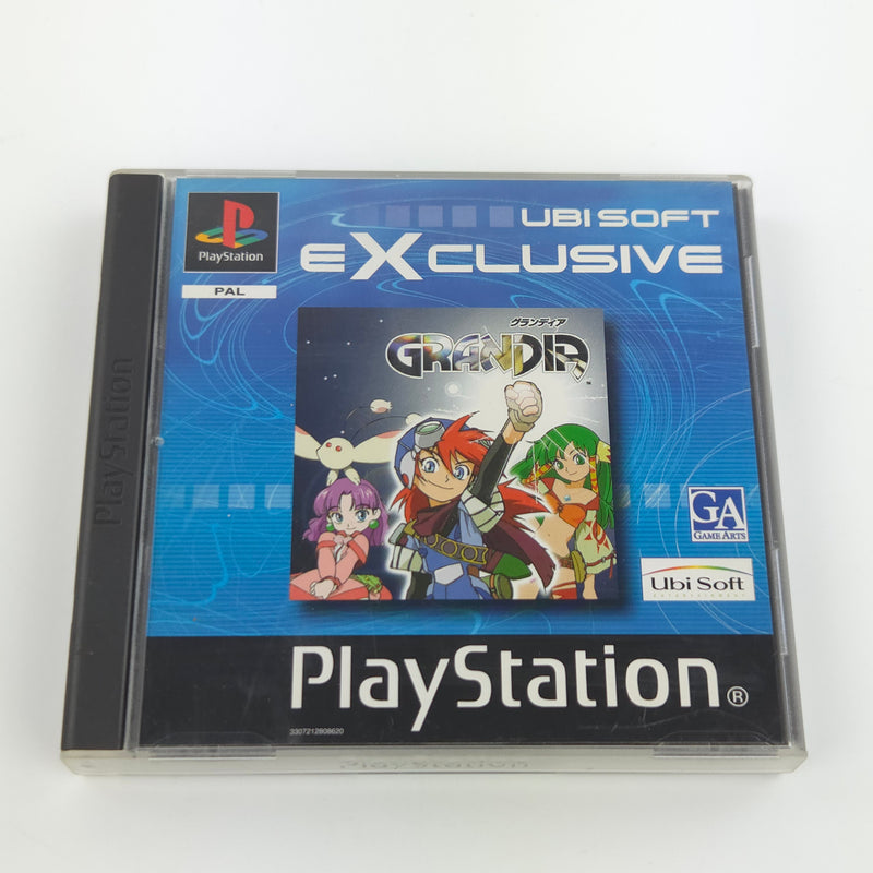 Sony Playstation 1 Spiel : Grandia - PS1 PSone PAL Game / CD Disk Anleit OVP