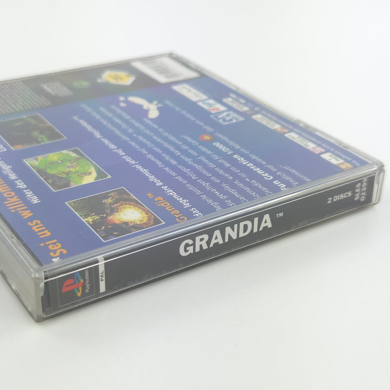 Sony Playstation 1 Spiel : Grandia - PS1 PSone PAL Game / CD Disk Anleit OVP