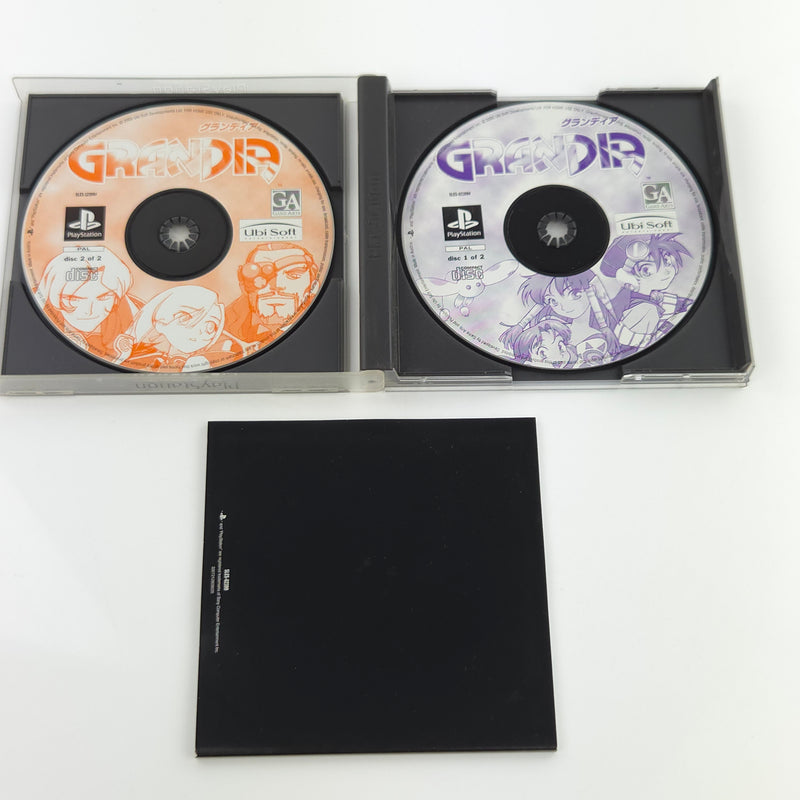 Sony Playstation 1 Spiel : Grandia - PS1 PSone PAL Game / CD Disk Anleit OVP