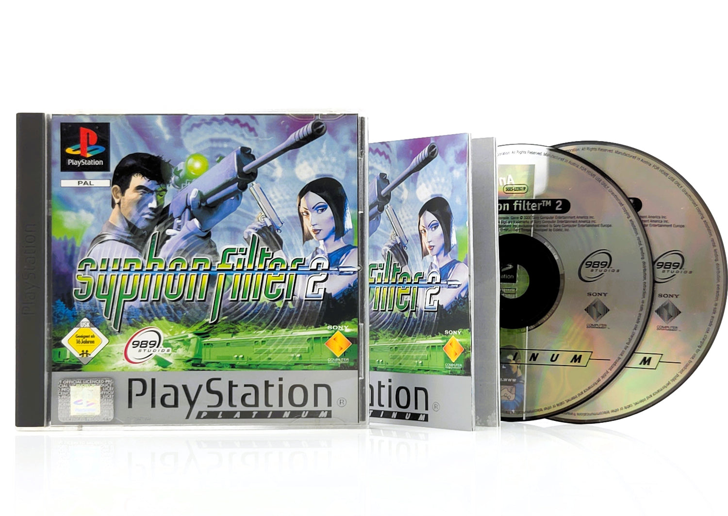 Sony Playstation 1 Spiel : Syphon Filter 2 - PS1 PSone PAL / CD Platinum OVP