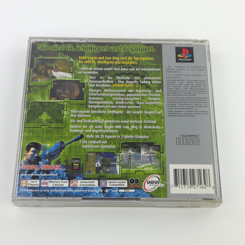 Sony Playstation 1 Spiel : Syphon Filter 2 - PS1 PSone PAL / CD Platinum OVP