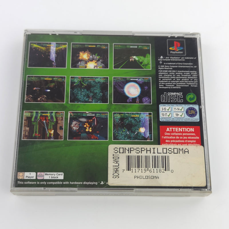 Sony Playstation 1 Spiel : Philosoma - PS1 PSone PAL / CD Disk OVP ohne Anleit