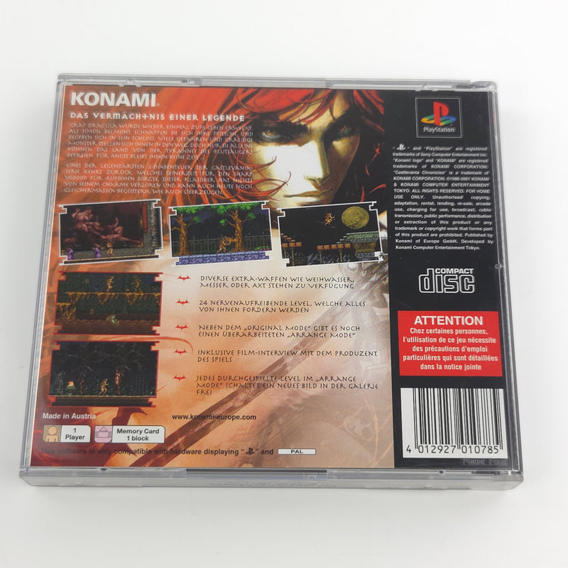 Sony Playstation 1 Spiel : Castlevania Chronicles - PS1 PSone PAL / CD Disk OVP