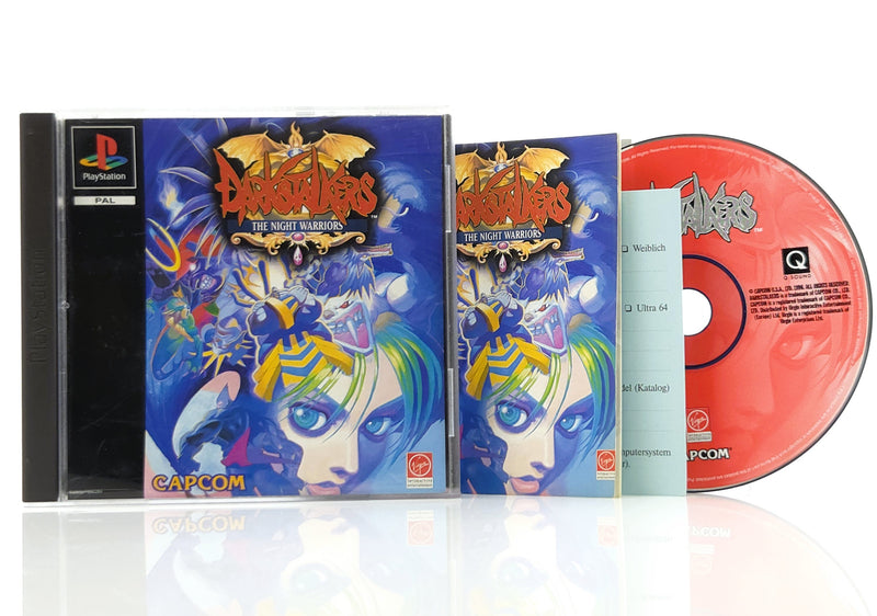 Sony Playstation 1 Spiel : Darkstalkers The Night Warriors - PS1 PSone OVP PAL