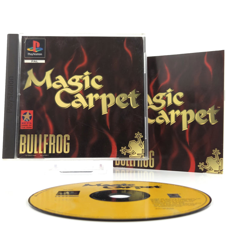 Sony Playstation 1 Spiel : Magic Carpet - PS1 PSone PAL Game / CD Disk Anlei OVP