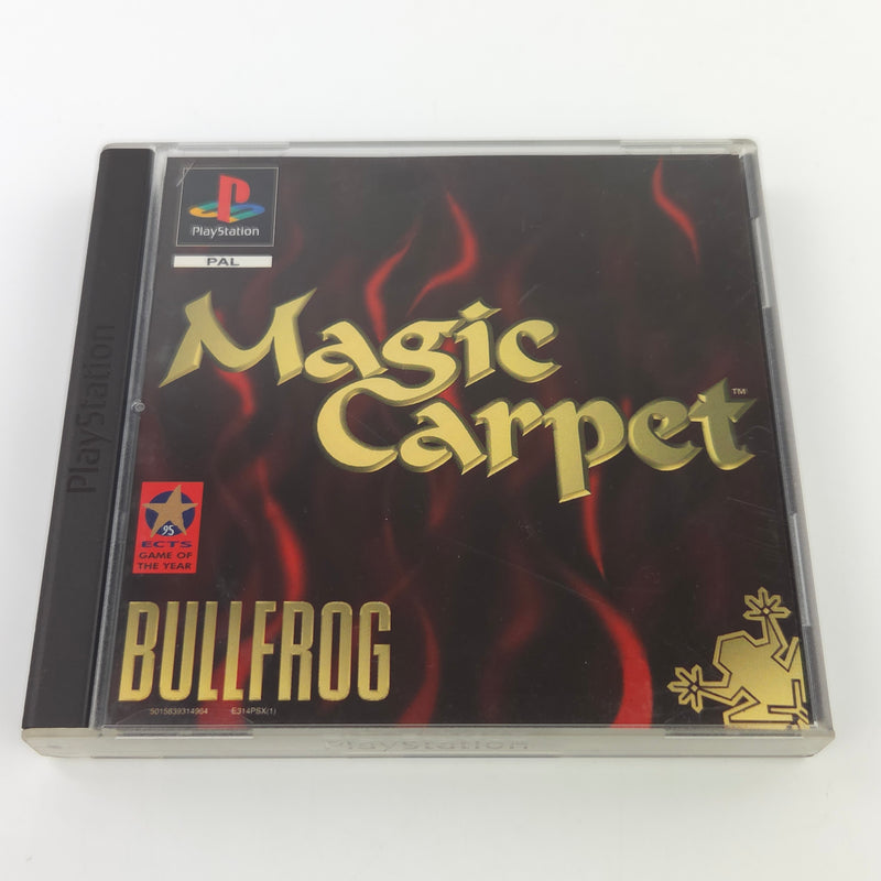 Sony Playstation 1 Spiel : Magic Carpet - PS1 PSone PAL Game / CD Disk Anlei OVP