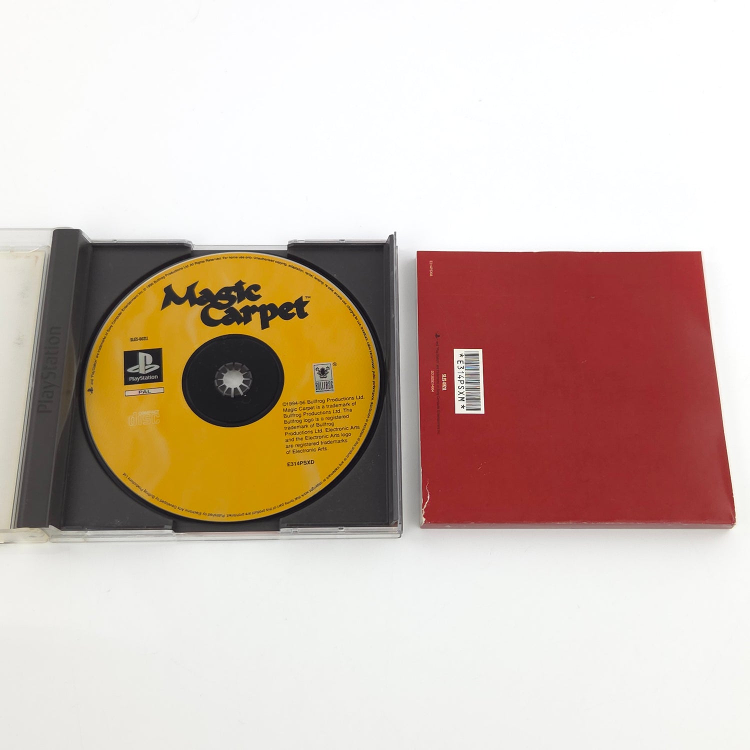 Sony Playstation 1 Spiel : Magic Carpet - PS1 PSone PAL Game / CD Disk Anlei OVP