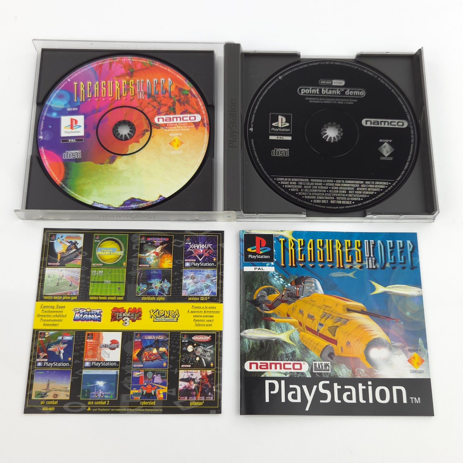 Sony Playstation 1 Spiel : Treasures of the Deep - PS1 PSone PAL Game / CD OVP