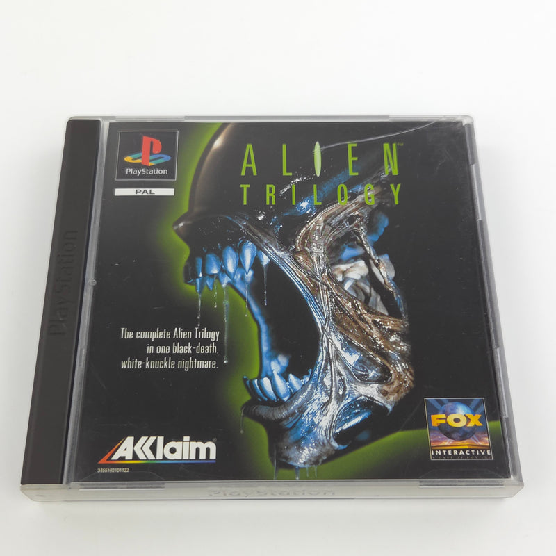 Sony Playstation 1 Spiel : Alien Trilogy - PS1 PSone PAL Game / CD Anleitung OVP