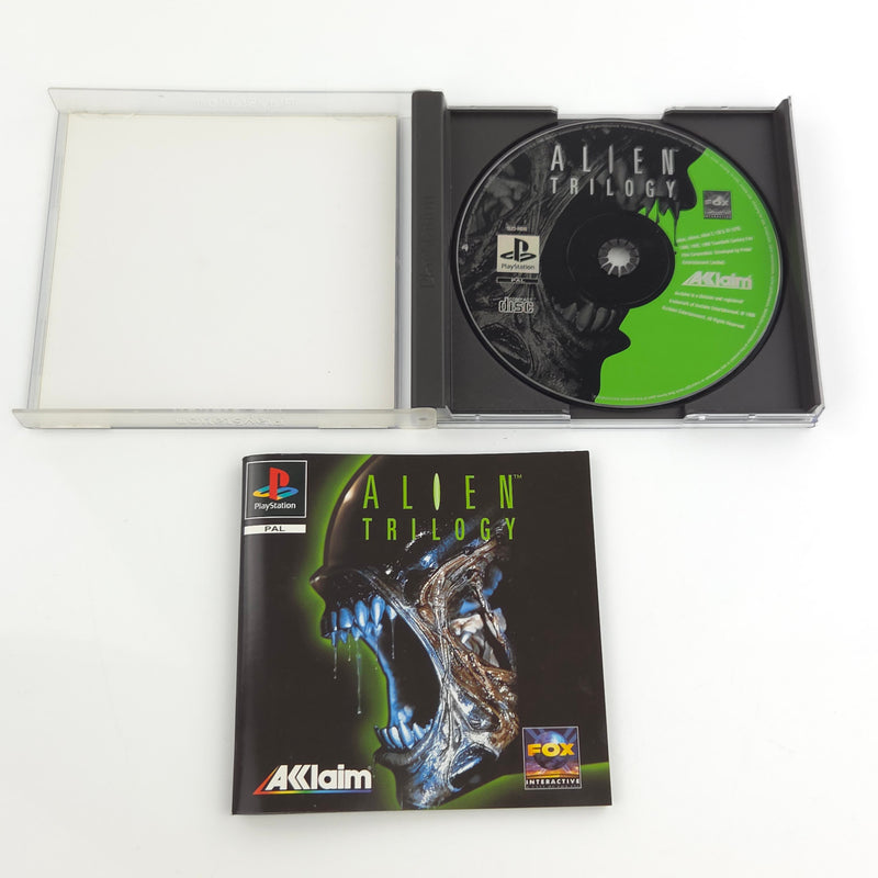 Sony Playstation 1 Spiel : Alien Trilogy - PS1 PSone PAL Game / CD Anleitung OVP