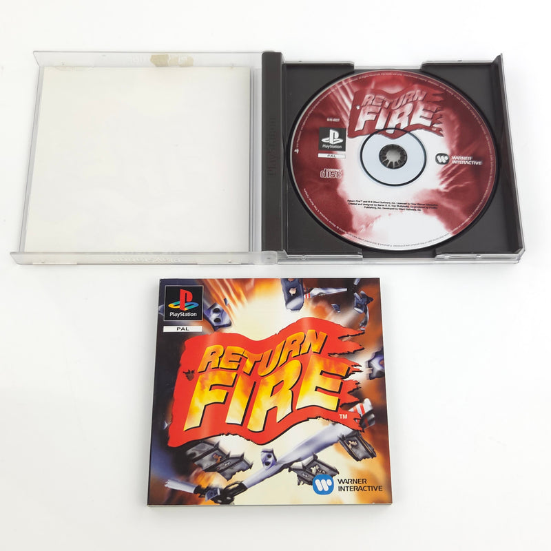 Sony Playstation 1 Spiel : Return Fire - PS1 PSone PAL Game / CD Anleitung OVP