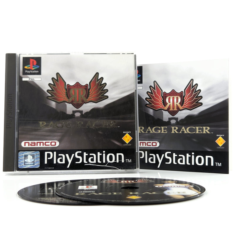 Sony Playstation 1 Spiel : Rage Racer - PS1 PSone PAL Game / CD Anleitung OVP