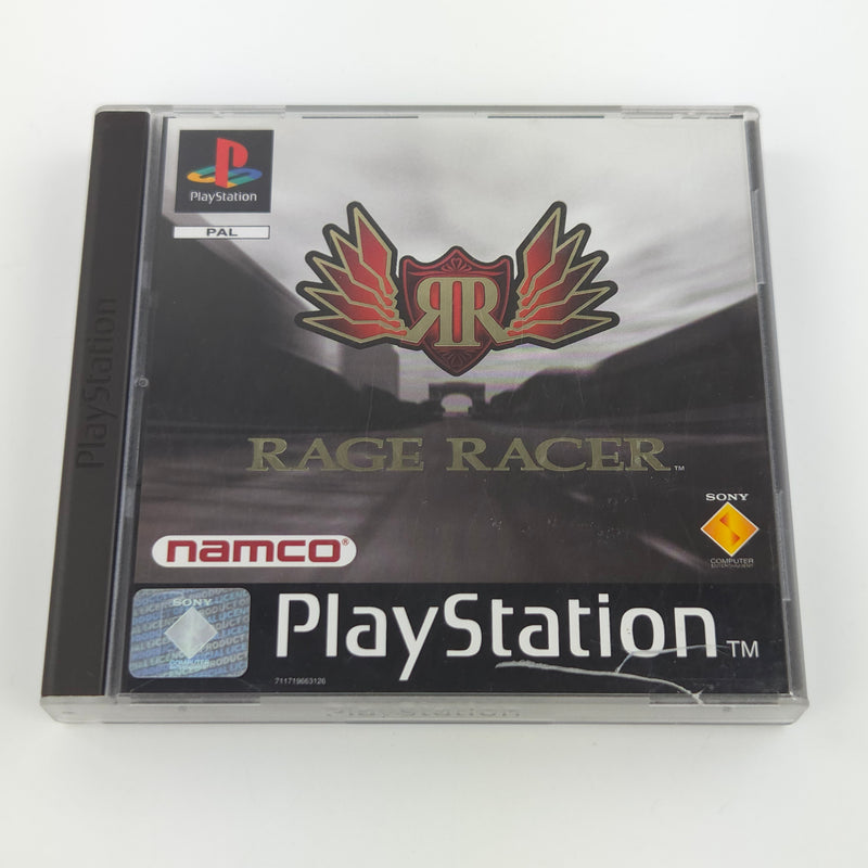 Sony Playstation 1 Spiel : Rage Racer - PS1 PSone PAL Game / CD Anleitung OVP
