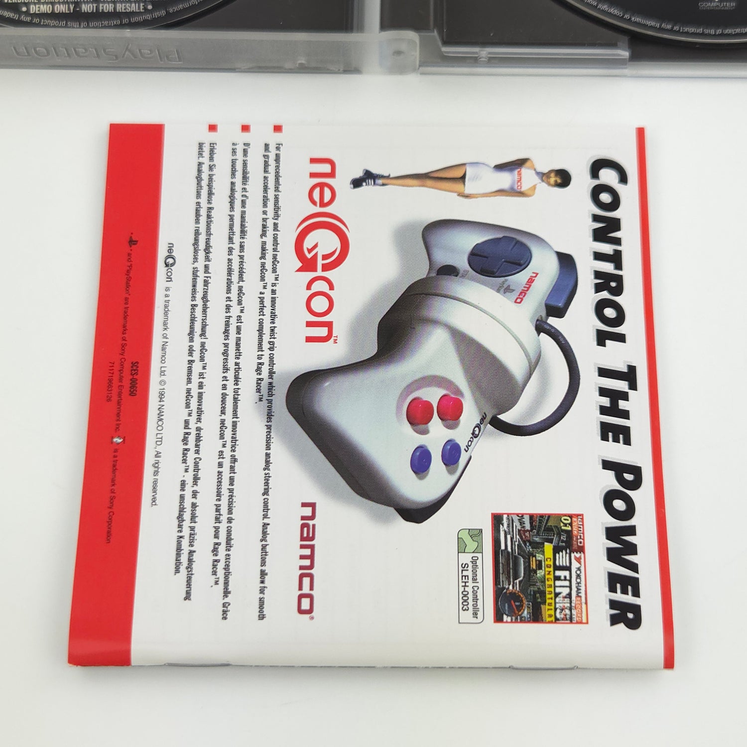 Sony Playstation 1 Spiel : Rage Racer - PS1 PSone PAL Game / CD Anleitung OVP