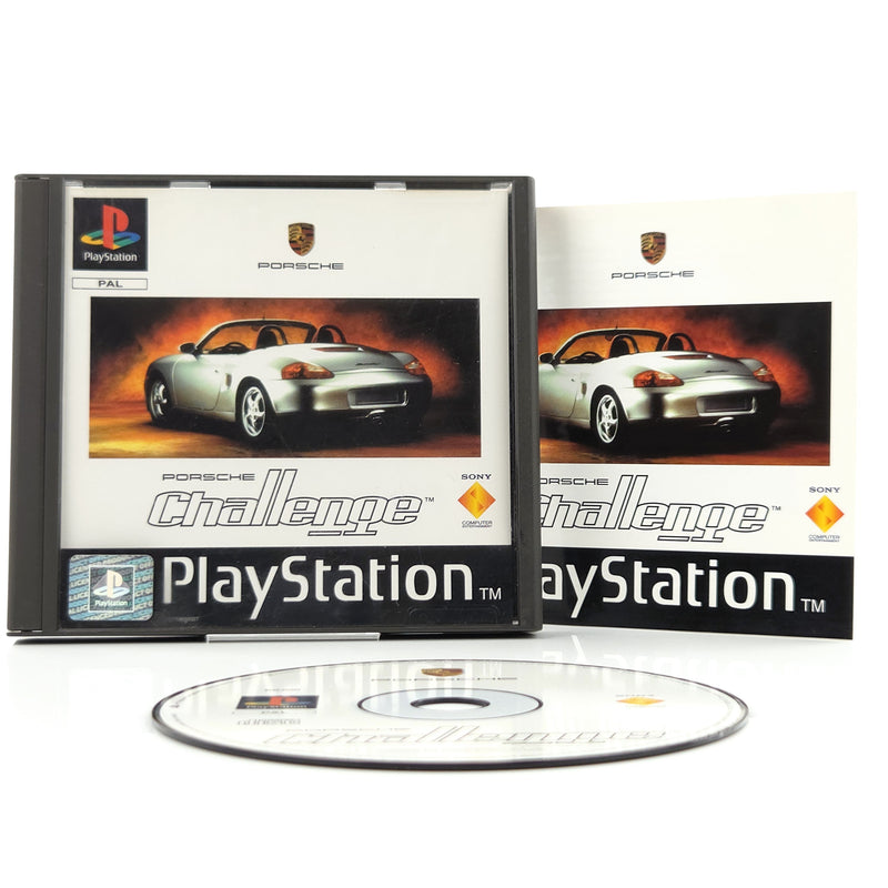 Sony Playstation 1 Spiel : Porsche Challenge - PS1 PSone PAL / CD Anleitung OVP