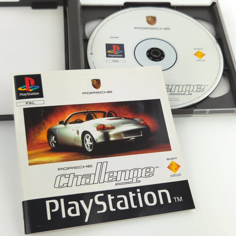 Sony Playstation 1 Spiel : Porsche Challenge - PS1 PSone PAL / CD Anleitung OVP