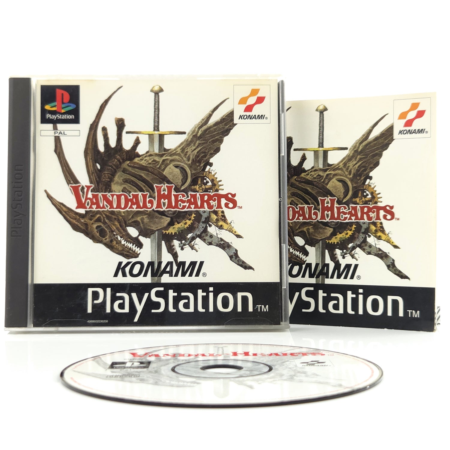 Sony Playstation 1 Spiel : Vandal Hearts - PS1 PSone PAL Game / CD Anleit OVP