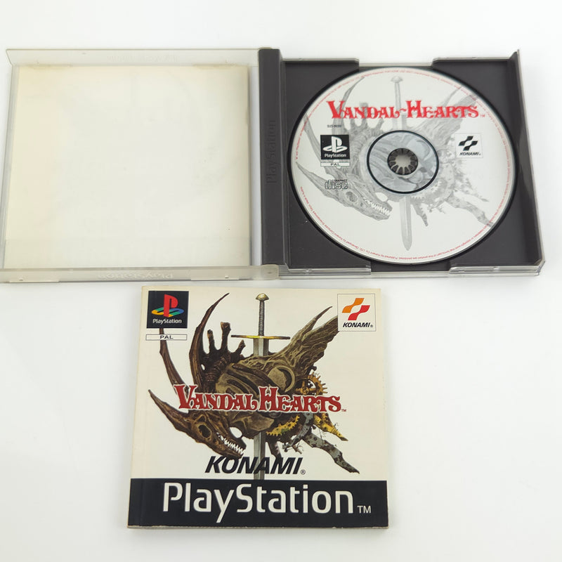 Sony Playstation 1 Spiel : Vandal Hearts - PS1 PSone PAL Game / CD Anleit OVP