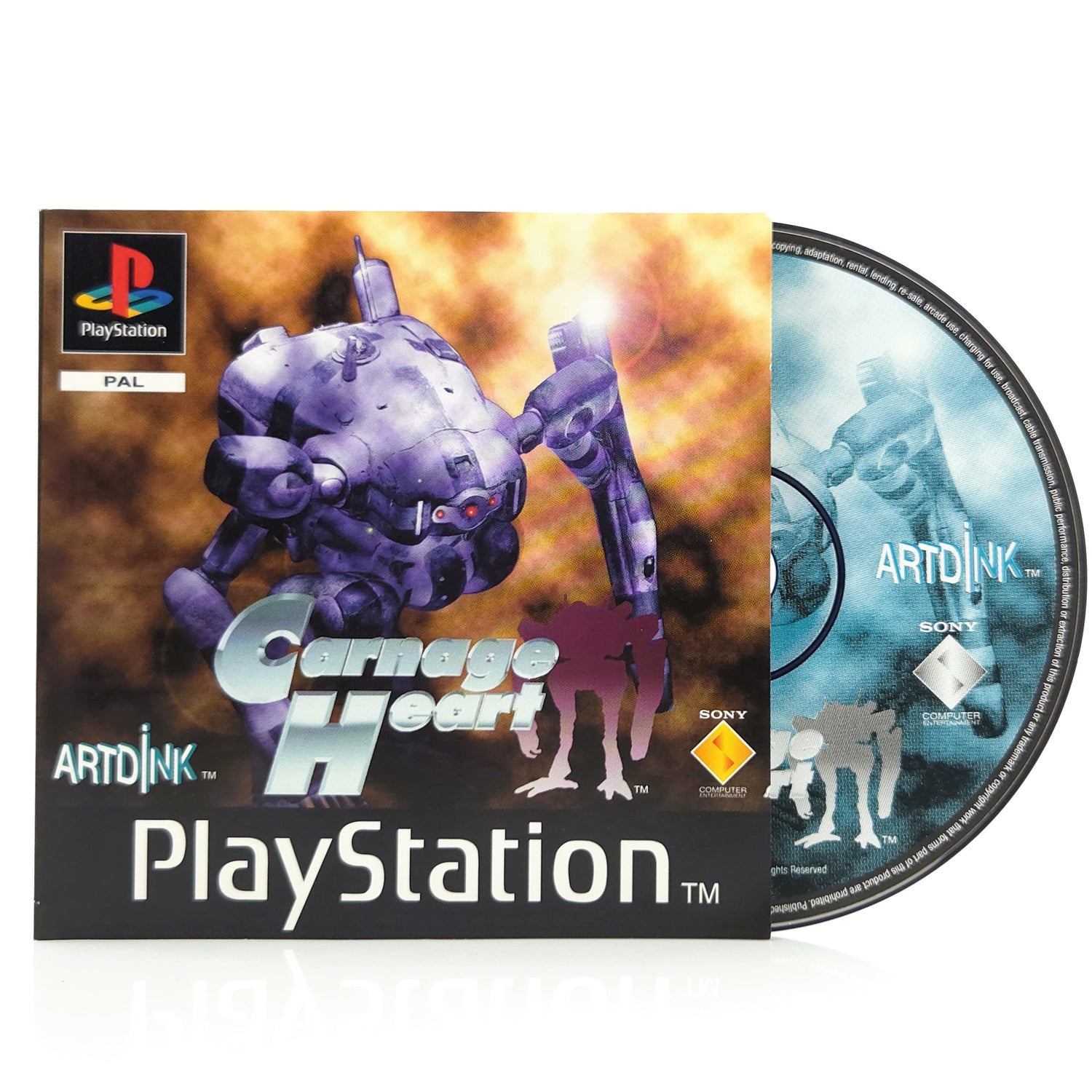 Sony Playstation 1 Spiel : Carnage Heart - PS1 PSone PAL Game / CD + Anleitung