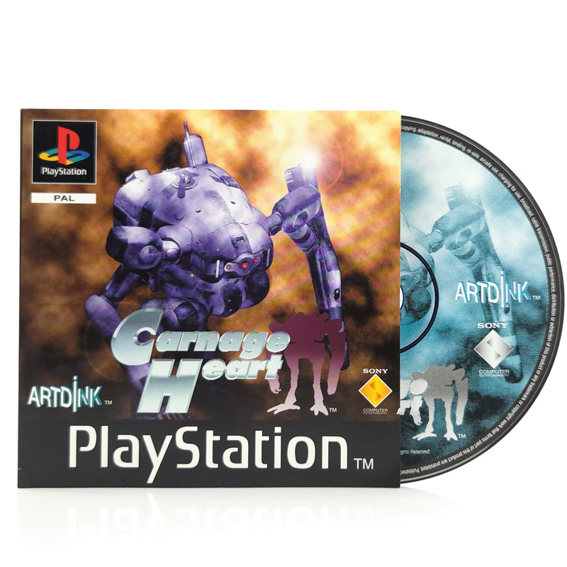 Sony Playstation 1 Spiel : Carnage Heart - PS1 PSone PAL Game / CD + Anleitung