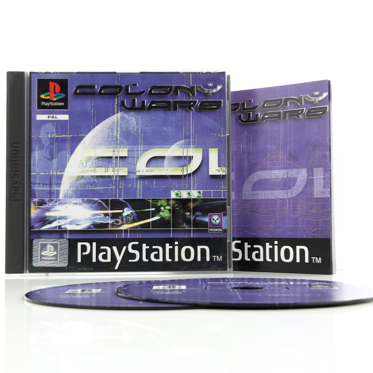 Sony Playstation 1 Spiel : Colony Wars - PS1 PSone PAL Game / CD Anleitung OVP