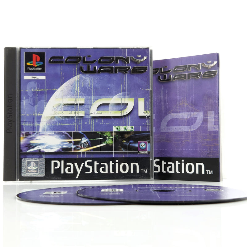 Sony Playstation 1 Spiel : Colony Wars - PS1 PSone PAL Game / CD Anleitung OVP