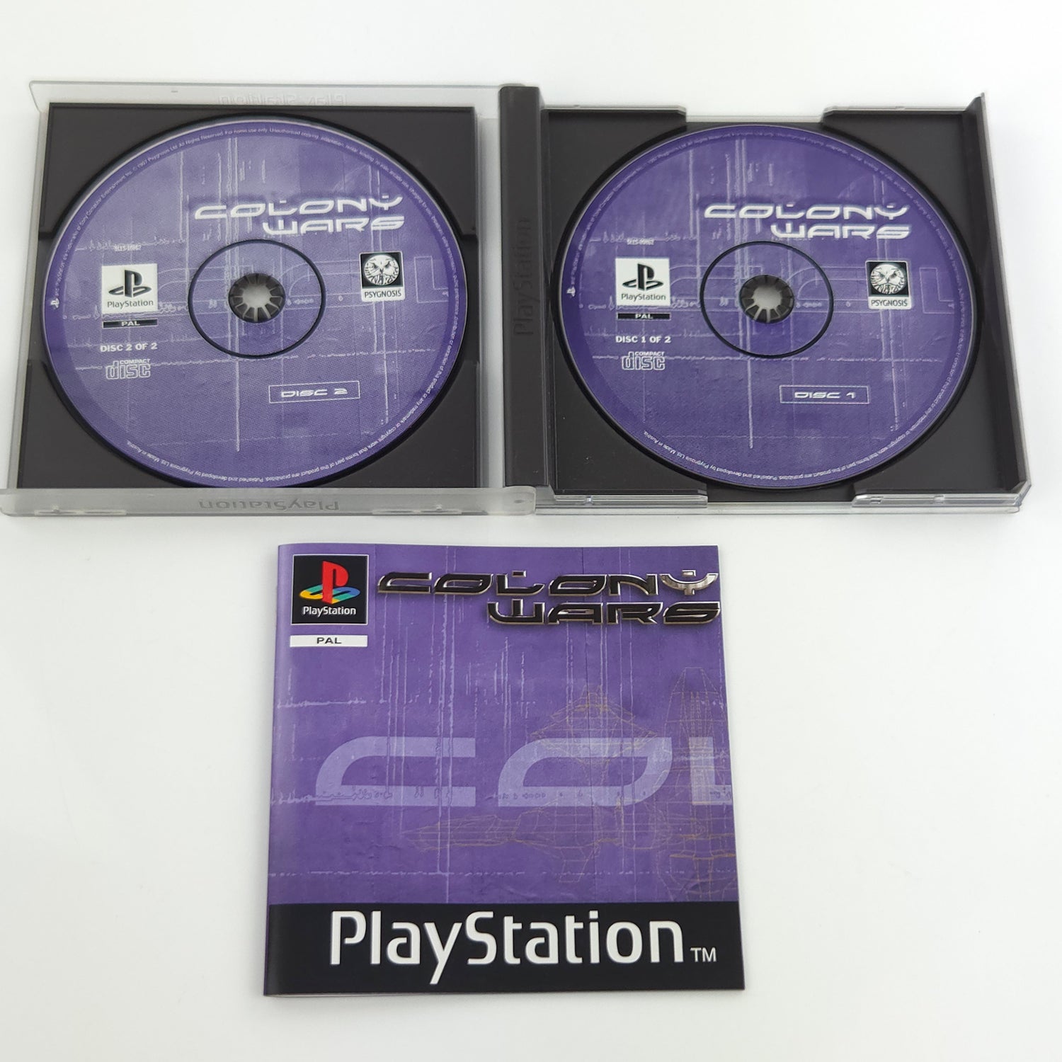 Sony Playstation 1 Spiel : Colony Wars - PS1 PSone PAL Game / CD Anleitung OVP