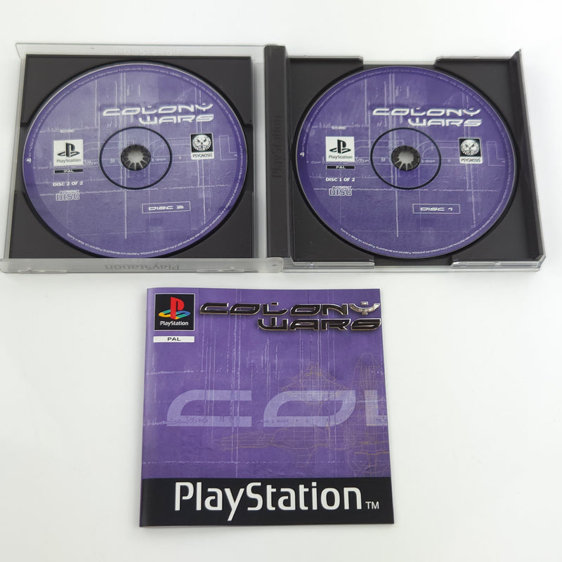 Sony Playstation 1 Spiel : Colony Wars - PS1 PSone PAL Game / CD Anleitung OVP