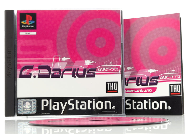 Sony Playstation 1 Spiel : G. Darius - PS1 PSone PAL Game / CD Anleitung OVP