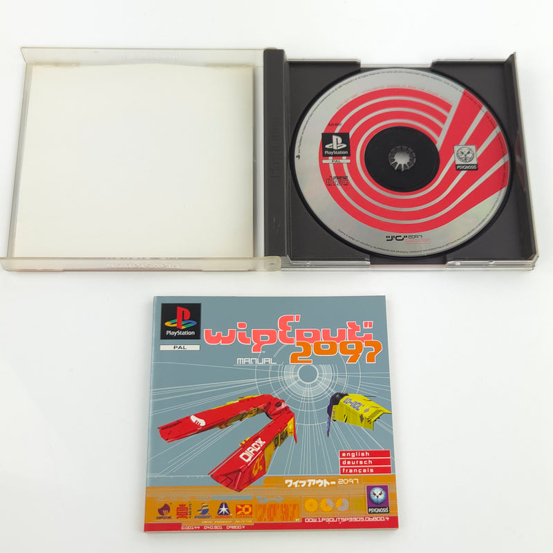 Sony Playstation 1 Spiel : Wipeout 2097 - PS1 PSone PAL Game / CD Anleitung OVP