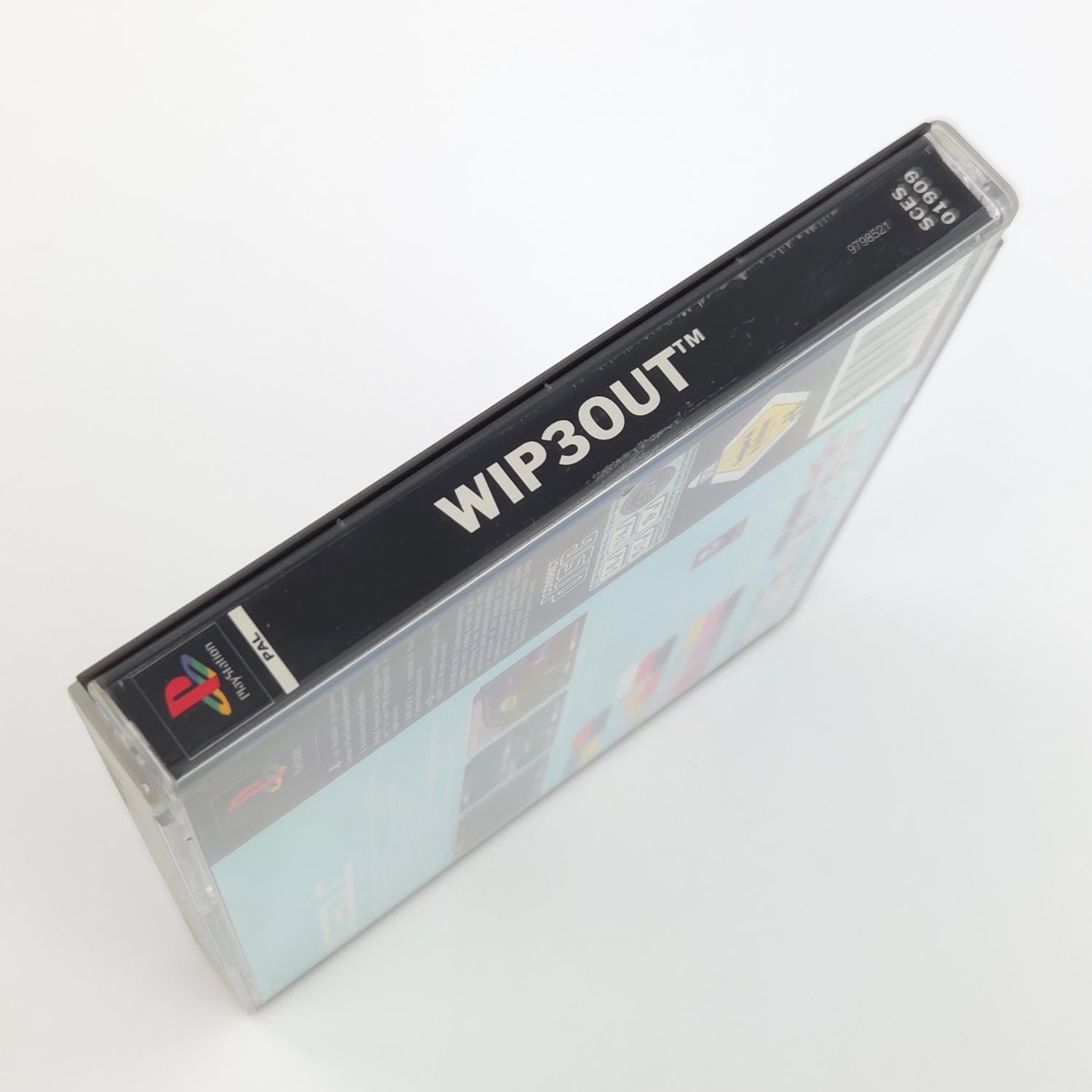 Sony Playstation 1 Spiel : Wipeout - PS1 PSone PAL Game / CD Anleitung OVP