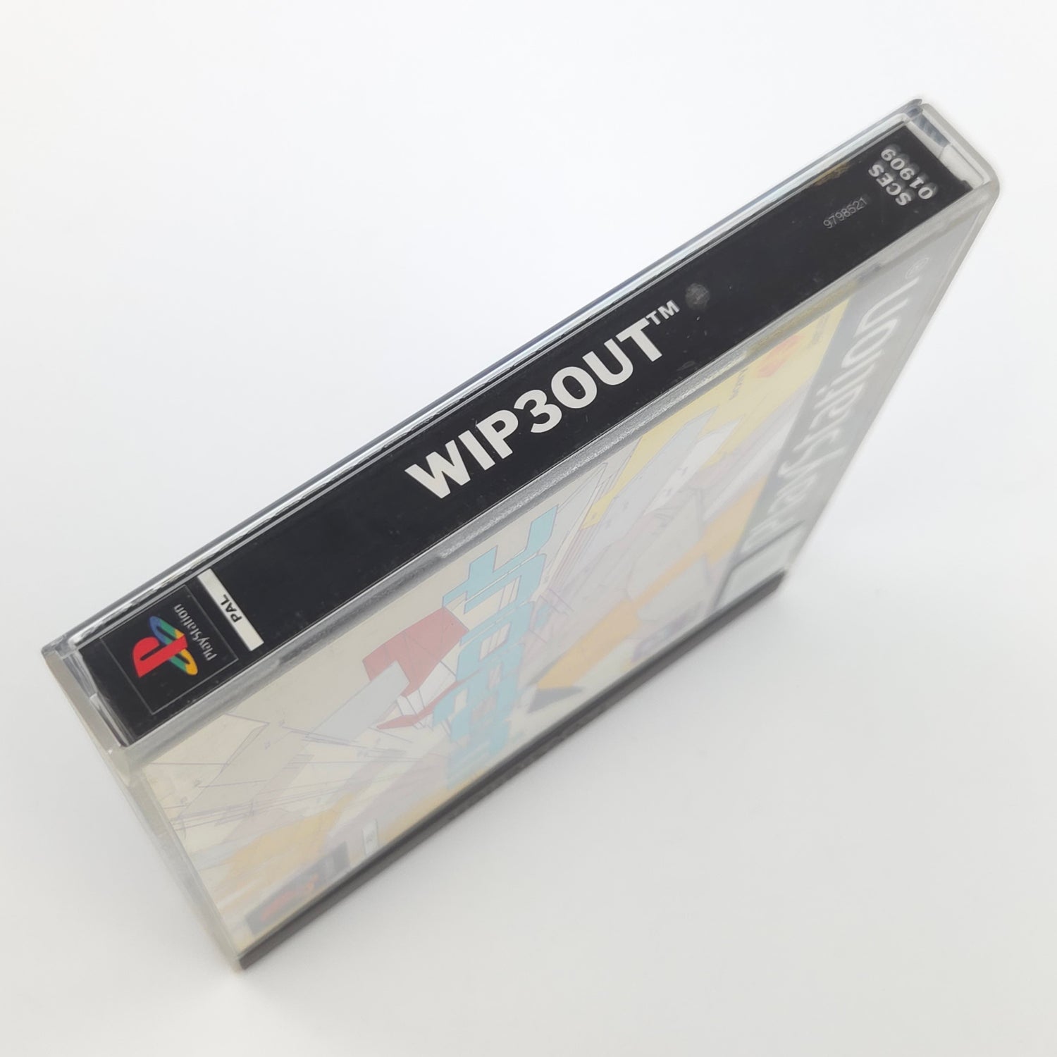Sony Playstation 1 Spiel : Wipeout - PS1 PSone PAL Game / CD Anleitung OVP