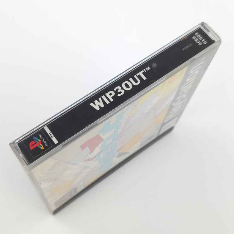 Sony Playstation 1 Spiel : Wipeout - PS1 PSone PAL Game / CD Anleitung OVP
