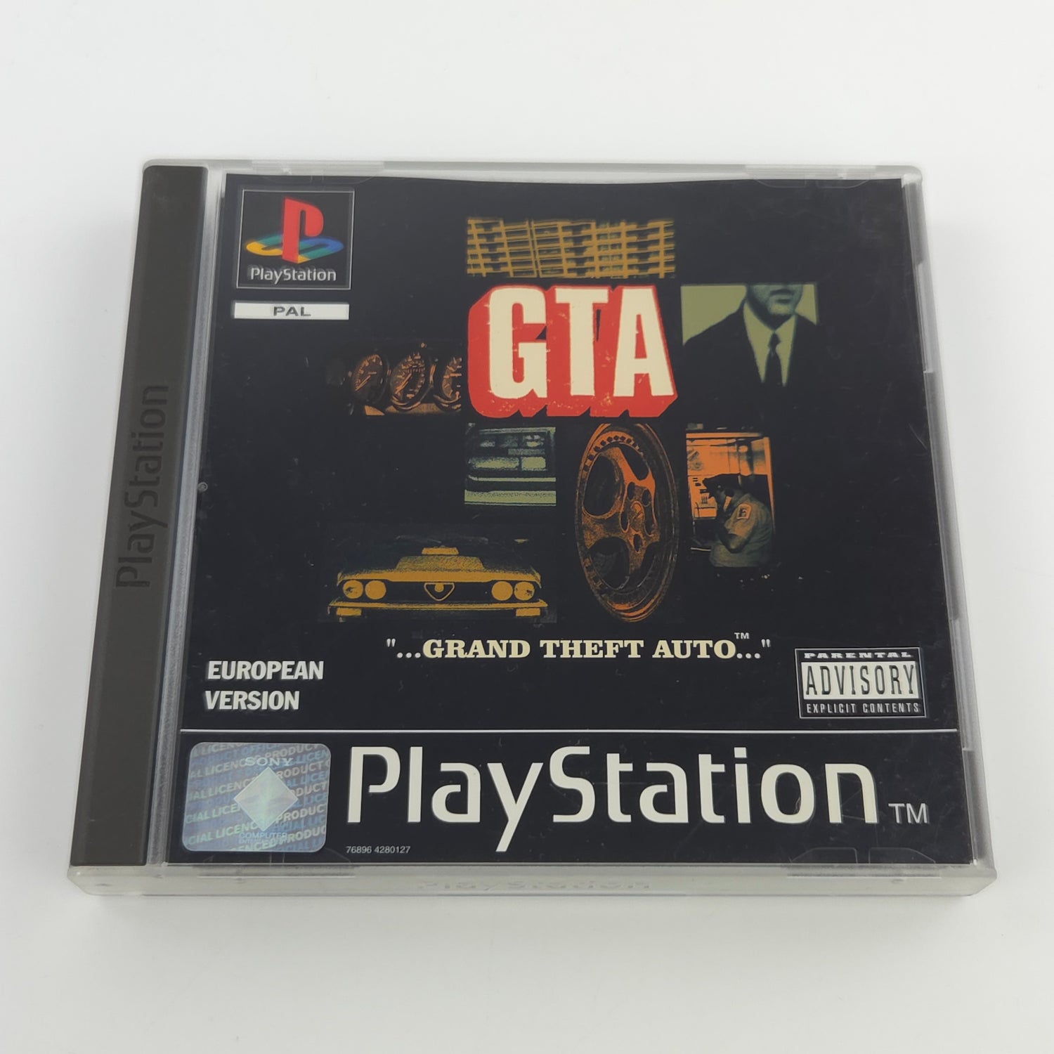 Sony Playstation 1 Spiel : GTA Grand Theft Auto mit beiden Postern - PS1 OVP PAL
