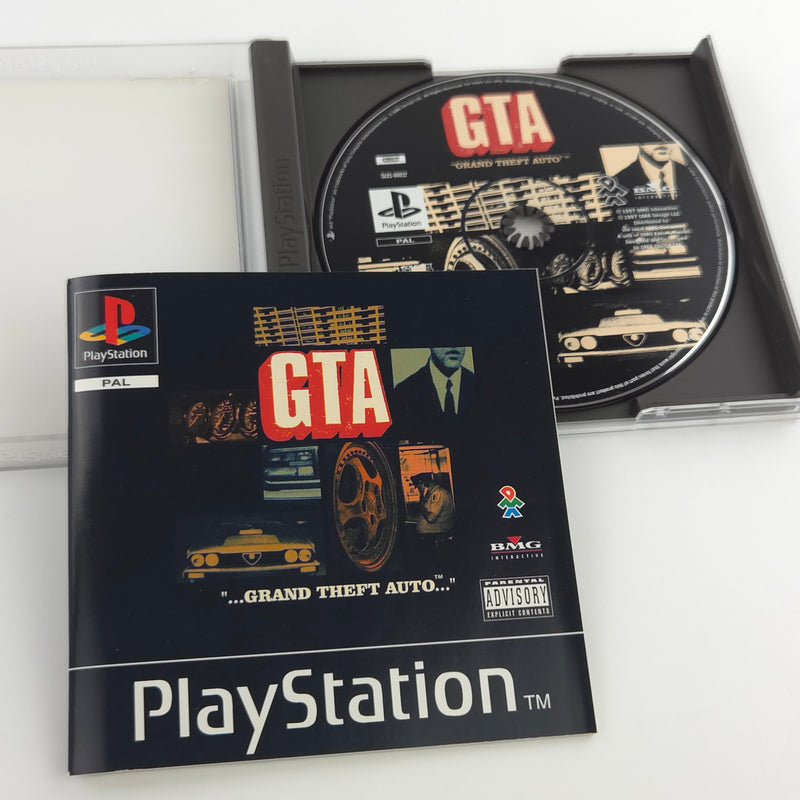 Sony Playstation 1 Spiel : GTA Grand Theft Auto mit beiden Postern - PS1 OVP PAL