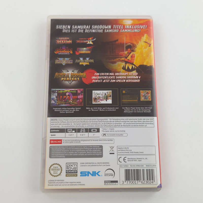 Nintendo Switch Spiel : Samurai Showdown Neogeo Collection - Modul OVP dt. PAL