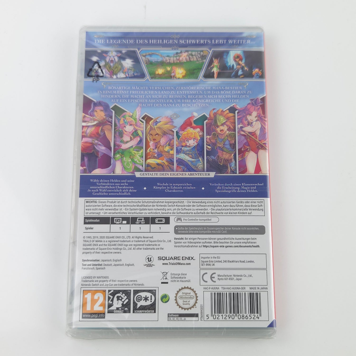 Nintendo Switch Spiel : Trials of Mana - NEU SEALED OVP