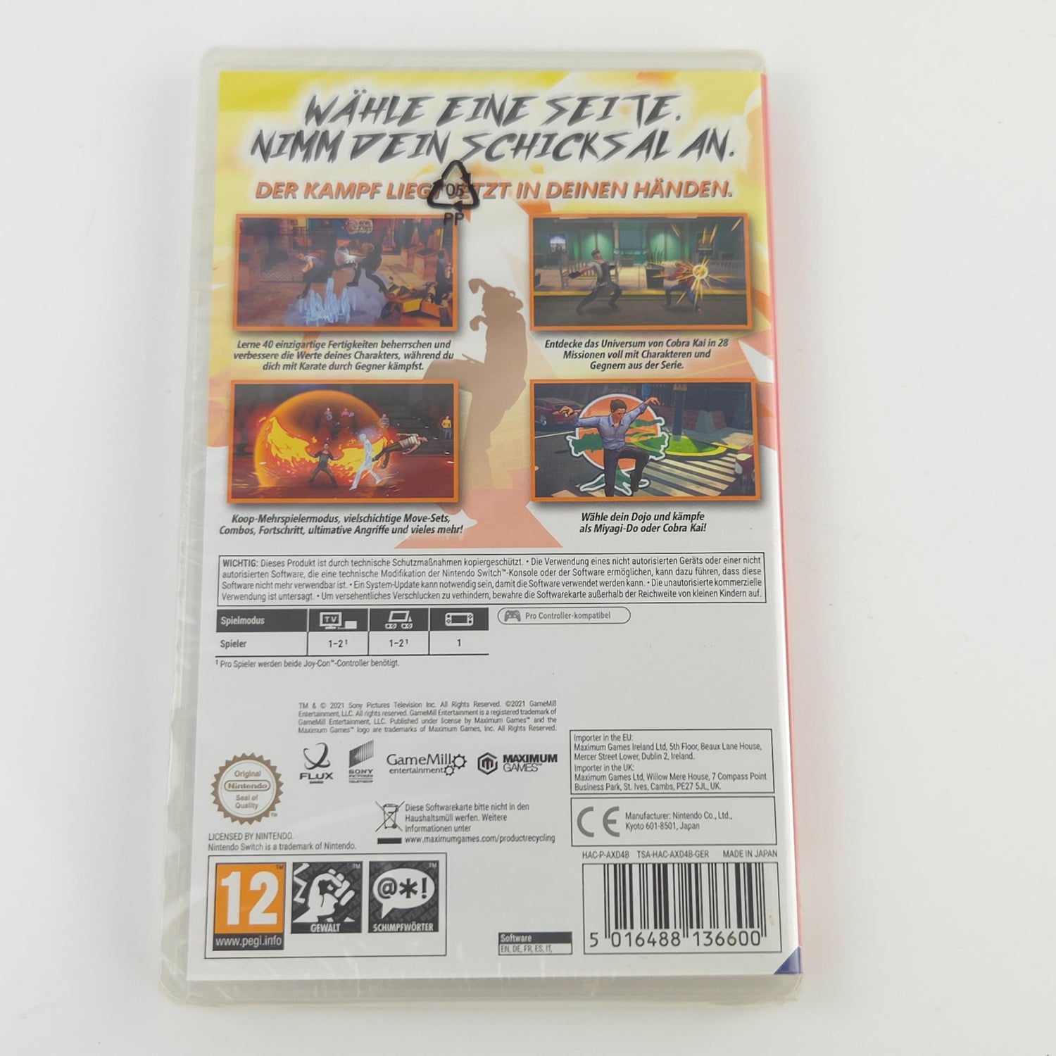 Nintendo Switch Spiel : Cobra Kai The Karate Kid Saga Continues - NEU SEALED OVP