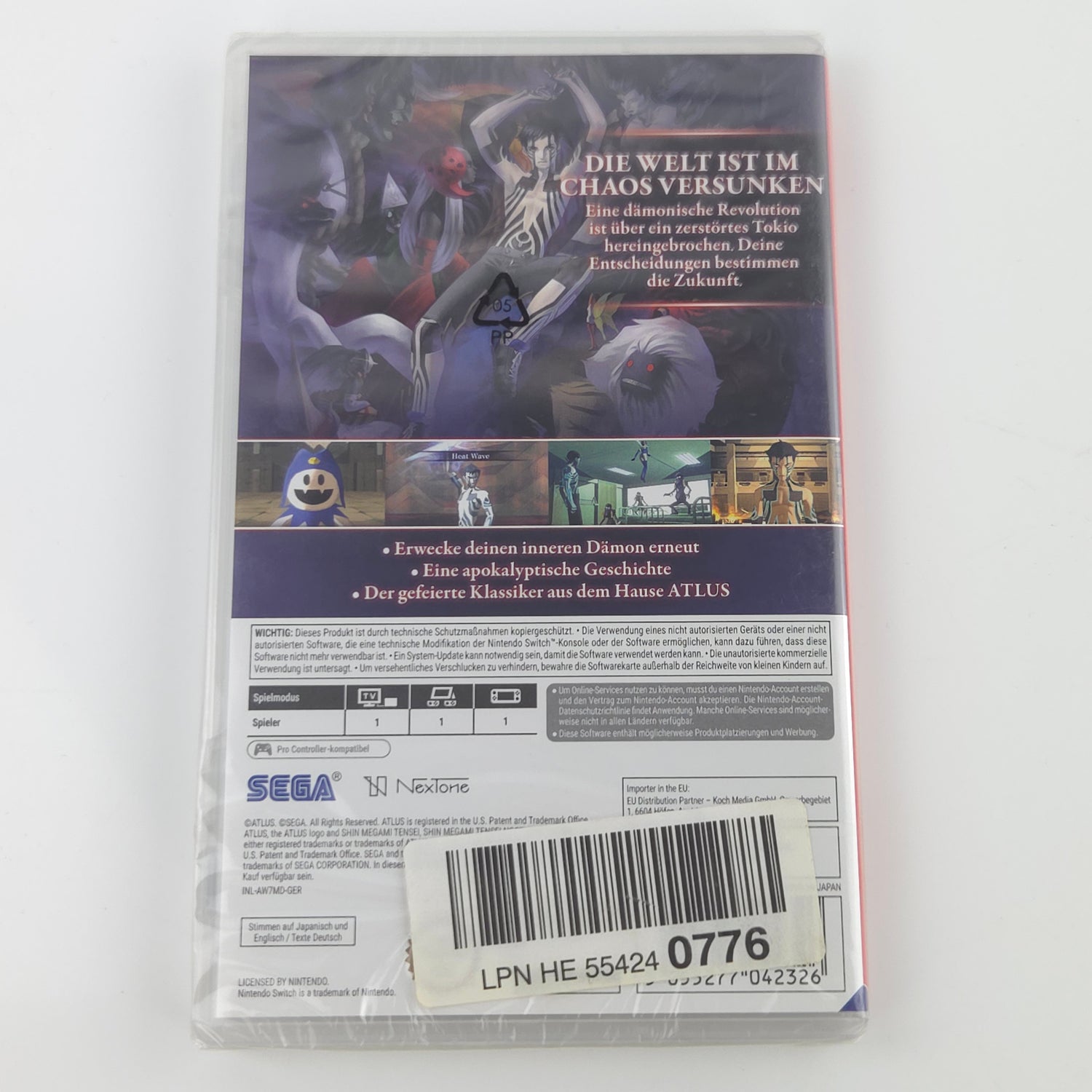 Nintendo Switch Spiel : Shin Megami Tensei III Nocturne HD Rem - NEU SEALED OVP