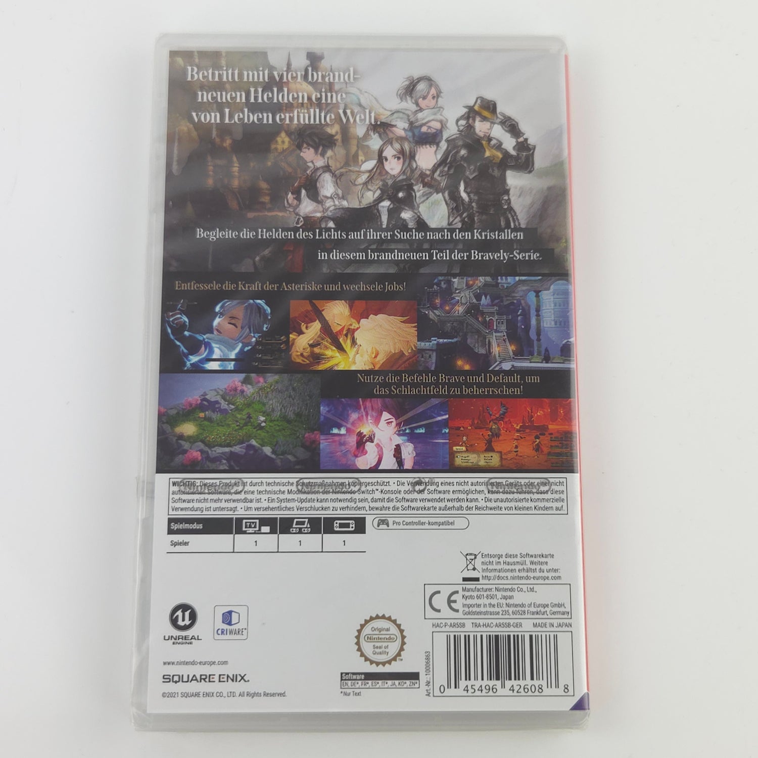 Nintendo Switch Spiel : Bravely Deault II - NEU OVP SEALED