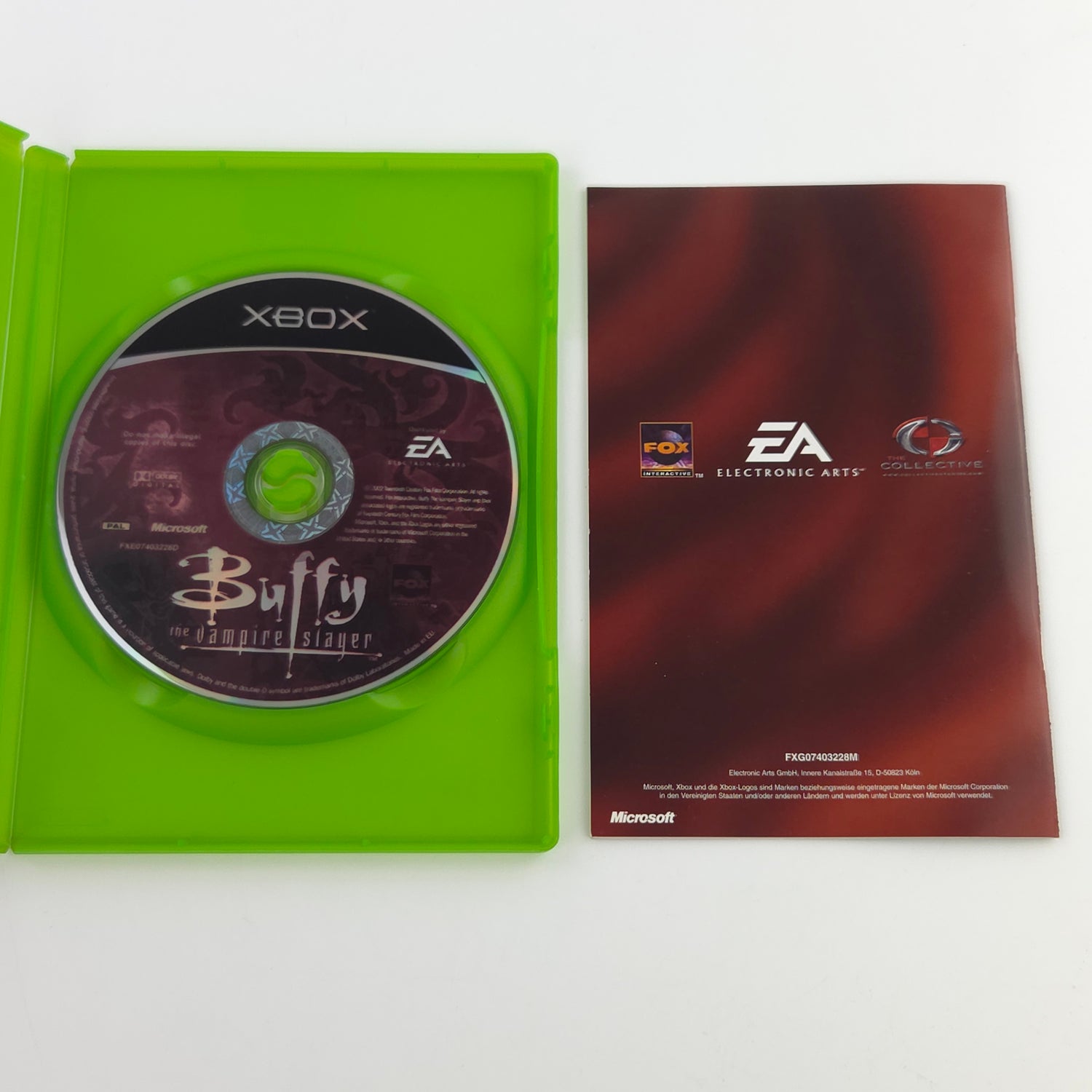 Xbox Classic Spiel : Buffy The Vampire Slayer - CD Disk Anleitung OVP Microsoft