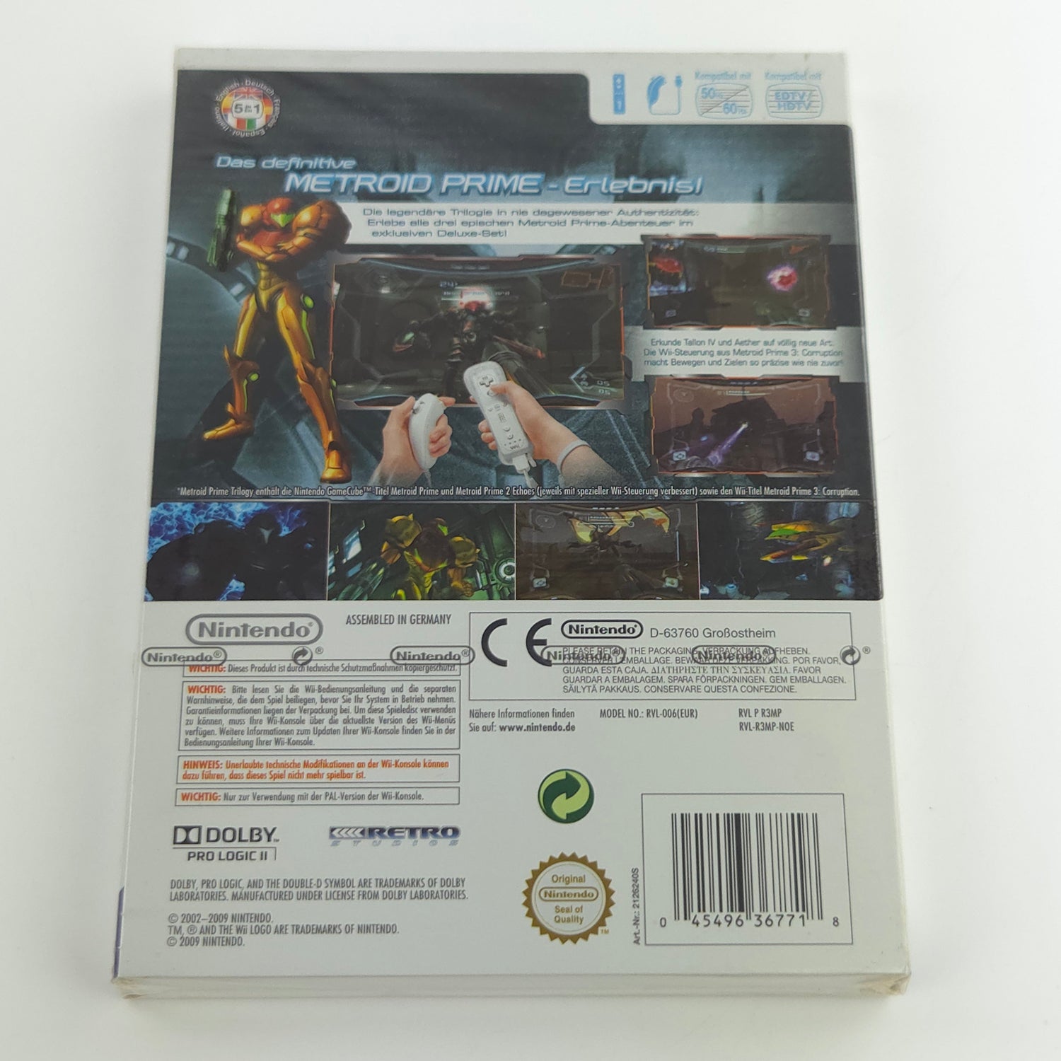 Nintendo Wii Spiel : Metroid Prime Trilogy Sammleredition - NEU SEALED OVP