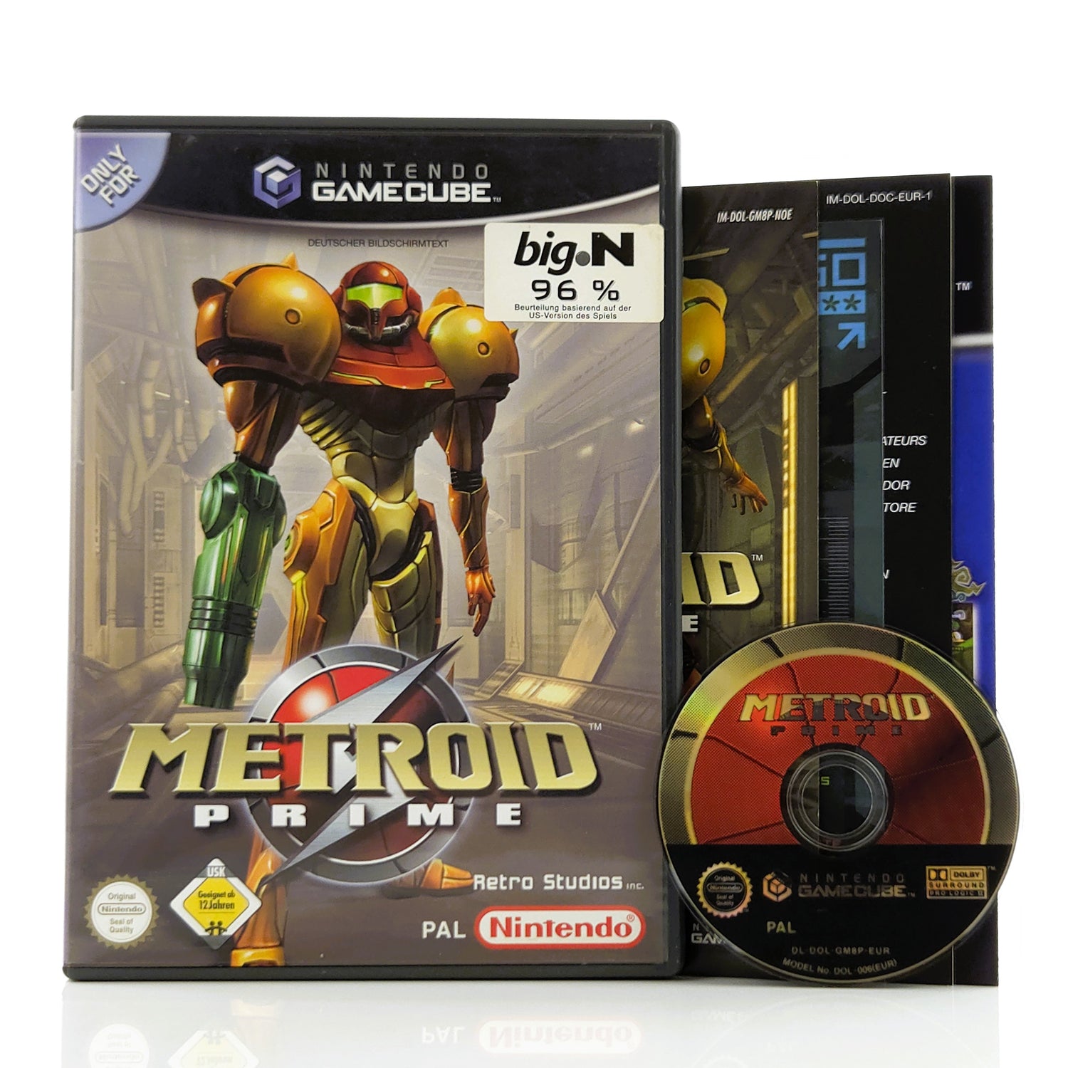 Nintendo Gamecube Spiel : Metroid Prime - GC CD Disk Begleithefte OVP / VIP Code