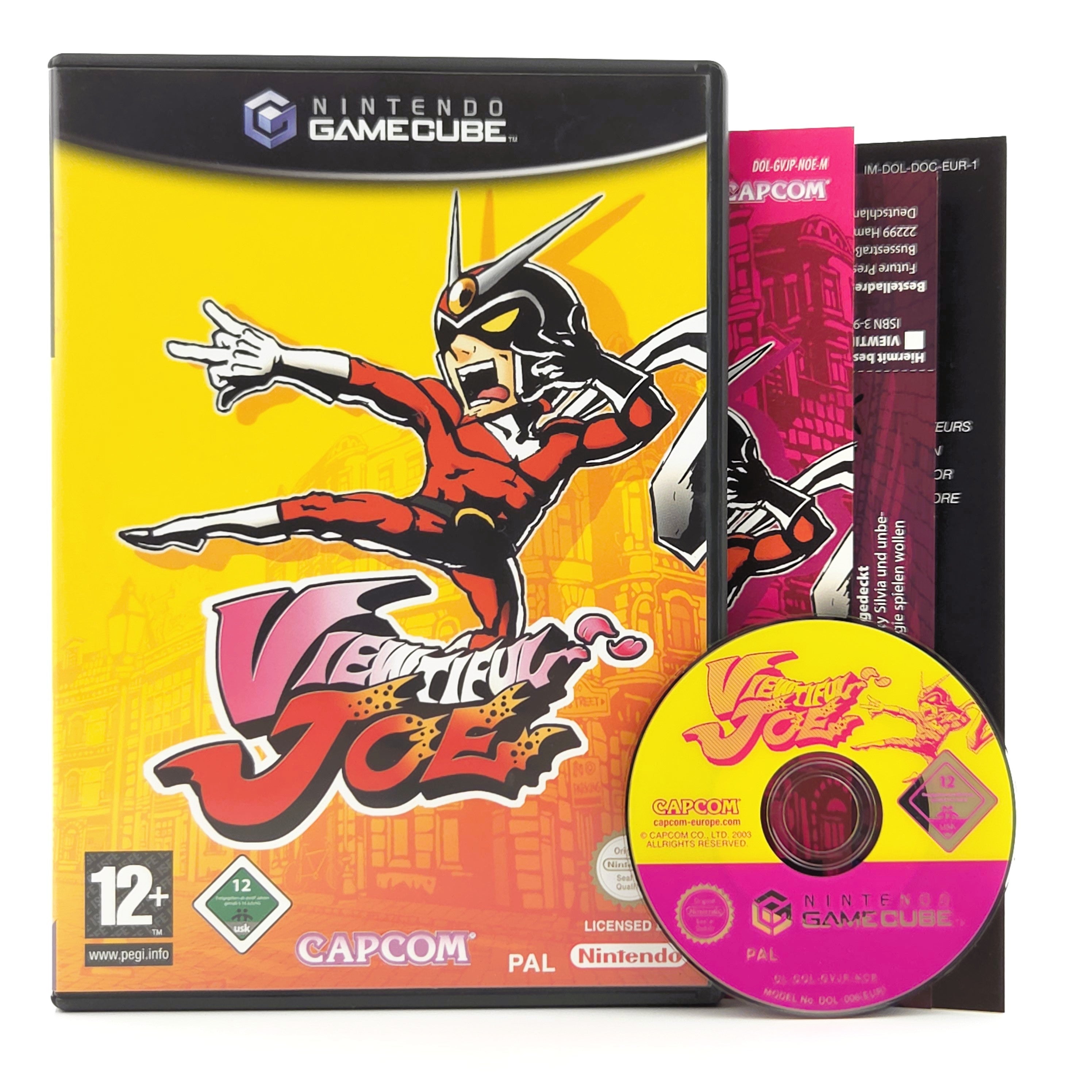 Nintendo Gamecube Spiel : Viewtiful Joe - GC CD Disk Begleithefte OVP