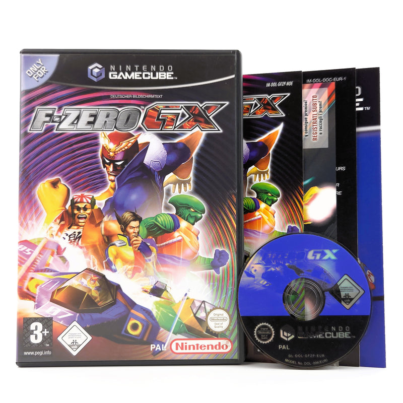 Nintendo Gamecube Spiel : F-Zero GX - GC CD Disk Begleithefte OVP VIP Code