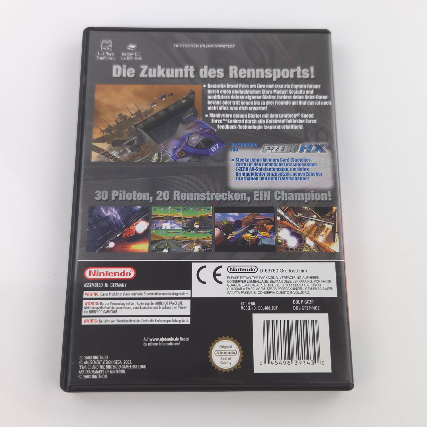 Nintendo Gamecube Spiel : F-Zero GX - GC CD Disk Begleithefte OVP VIP Code