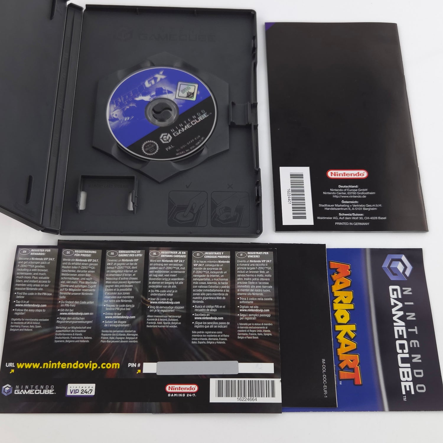 Nintendo Gamecube Spiel : F-Zero GX - GC CD Disk Begleithefte OVP VIP Code