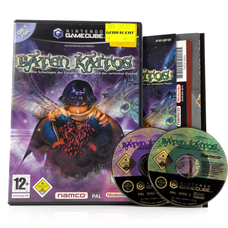 Nintendo Gamecube Spiel : Baten Kaitos - GC CD Disk Begleithefte OVP VIP Code