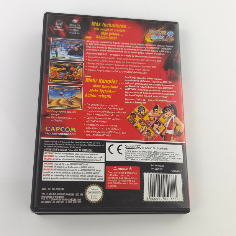 Nintendo Gamecube Spiel : Capcom VS. SNK2 EO - GC CD Disk Begleithefte OVP